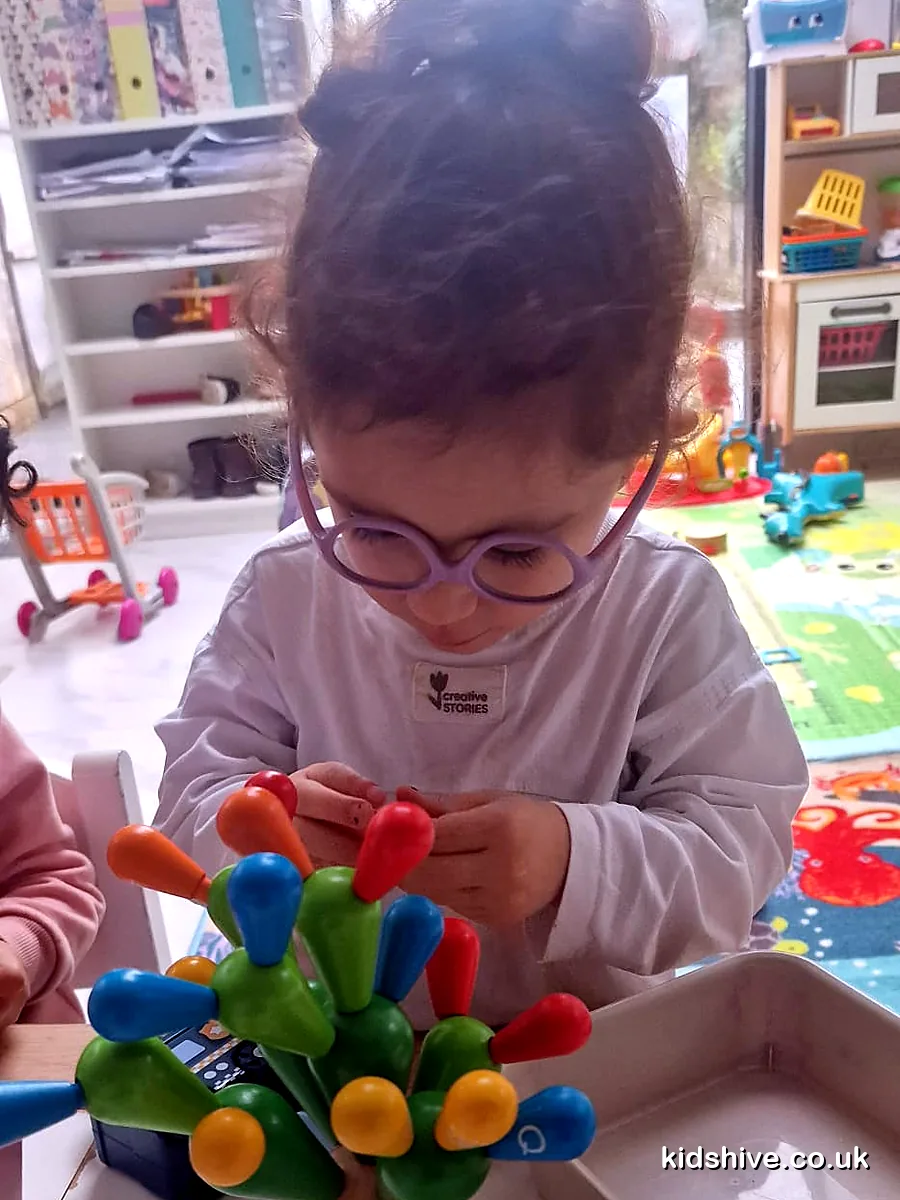 Hands-on learning with a colourful cactus toy